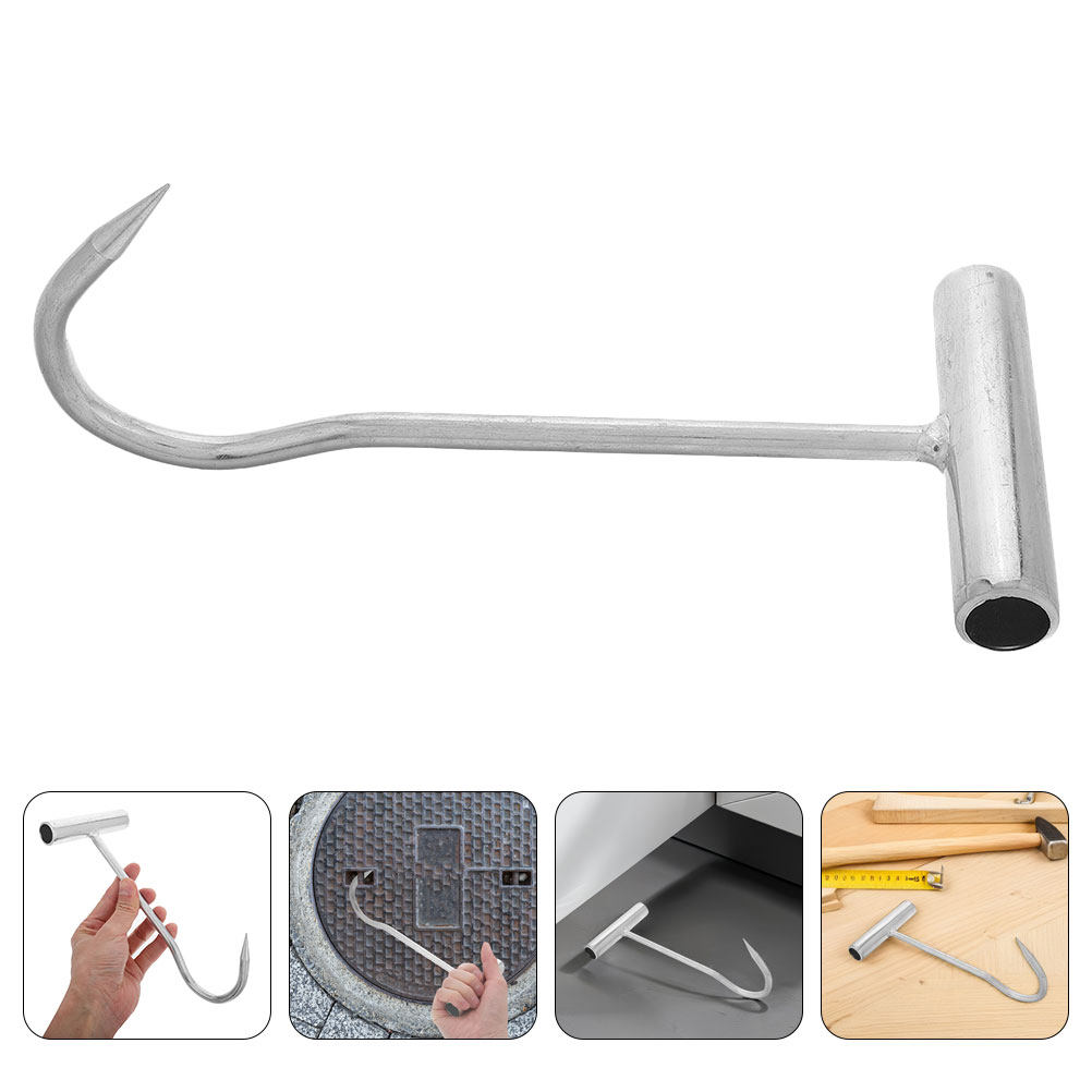 Manhole Cover Lifting - Heavy Duty Manhole Cover Hook Metal
