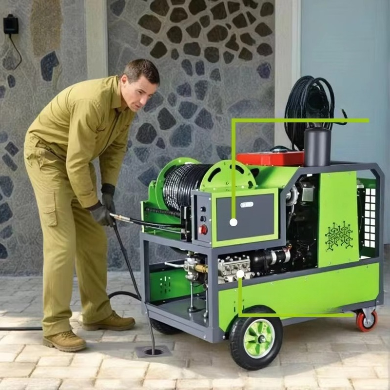 Heavy Equipment Manufacturers - Industrial Sewer Jetting Machine Heavy Duty