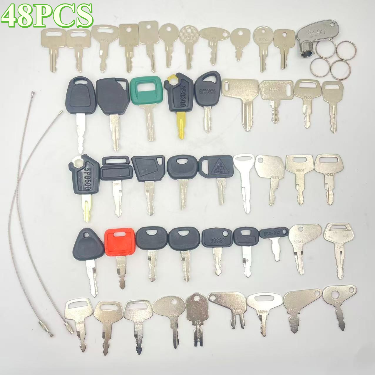 48PCS Heavy Equipment Keys Set - Heavy Equipment Kubota review and price