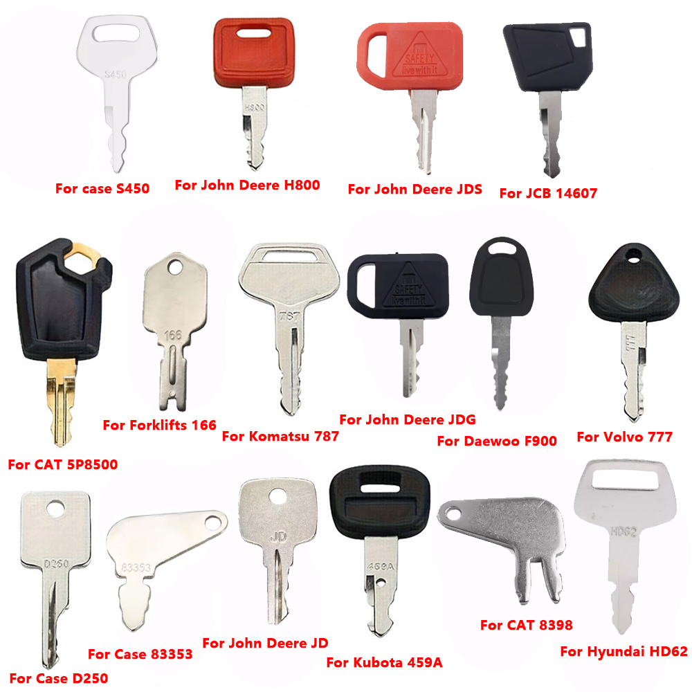 16PCS Heavy Equipment Key Set  - Heavy Equipment Kubota review and price