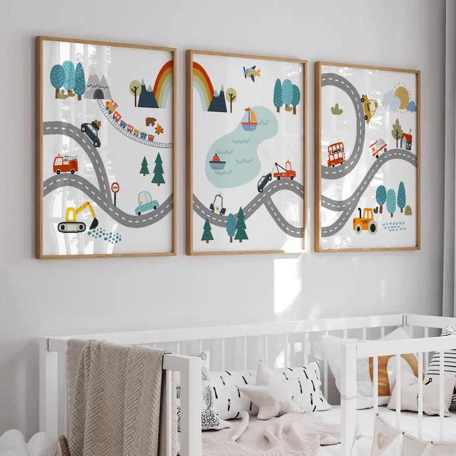 Modern Nordic Style Canvas Pri - Heavy Equipment Background review and price
